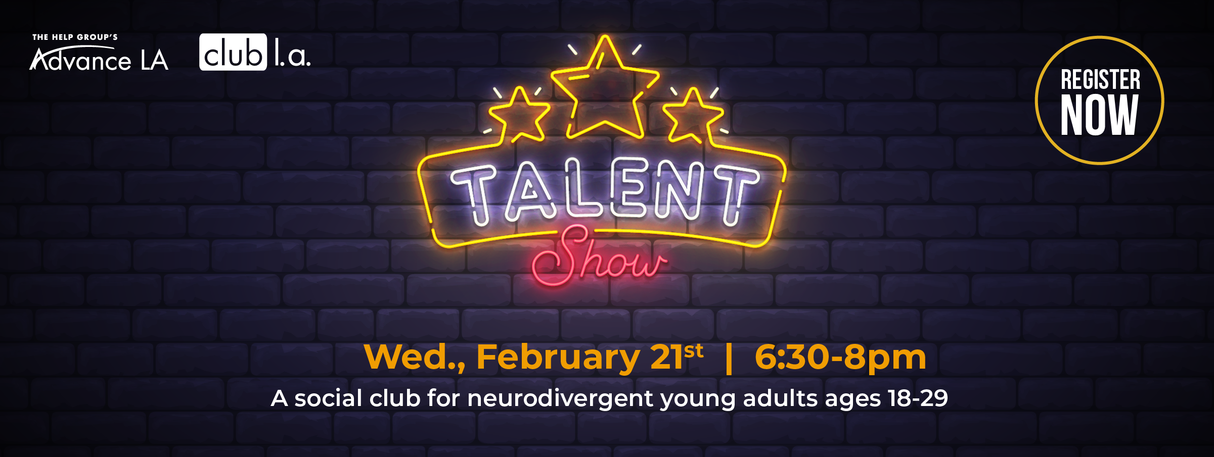 Club LA Talent show Feb 21, 2024